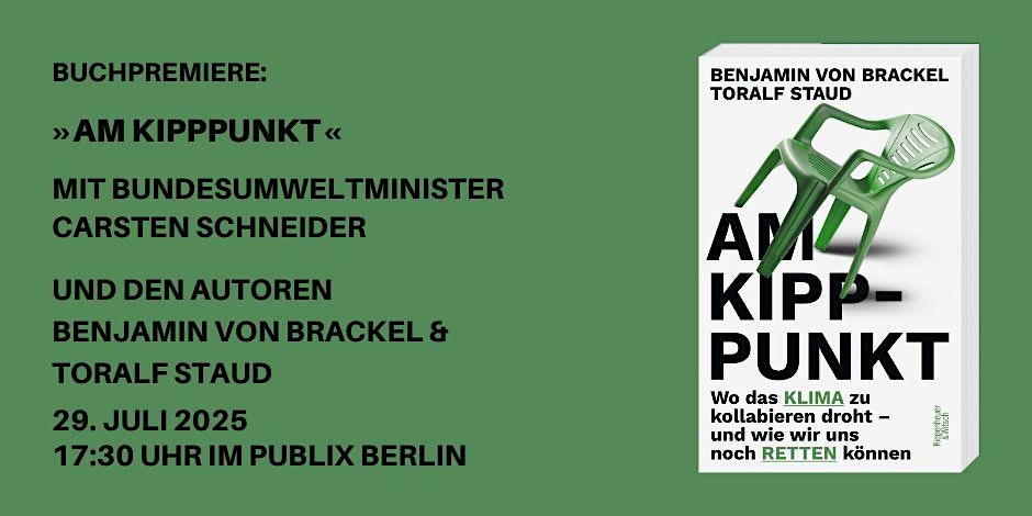 Buchpremiere "Am Kipppunkt"